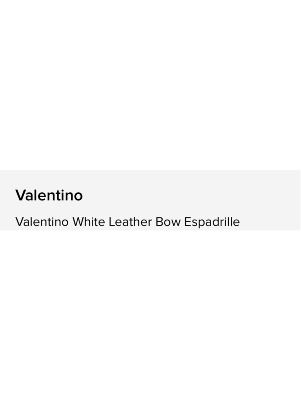 EUC Valentino White Leather Bow Espadrille Wedges Size 40/9-9.5-10 - Picture 6 of 7